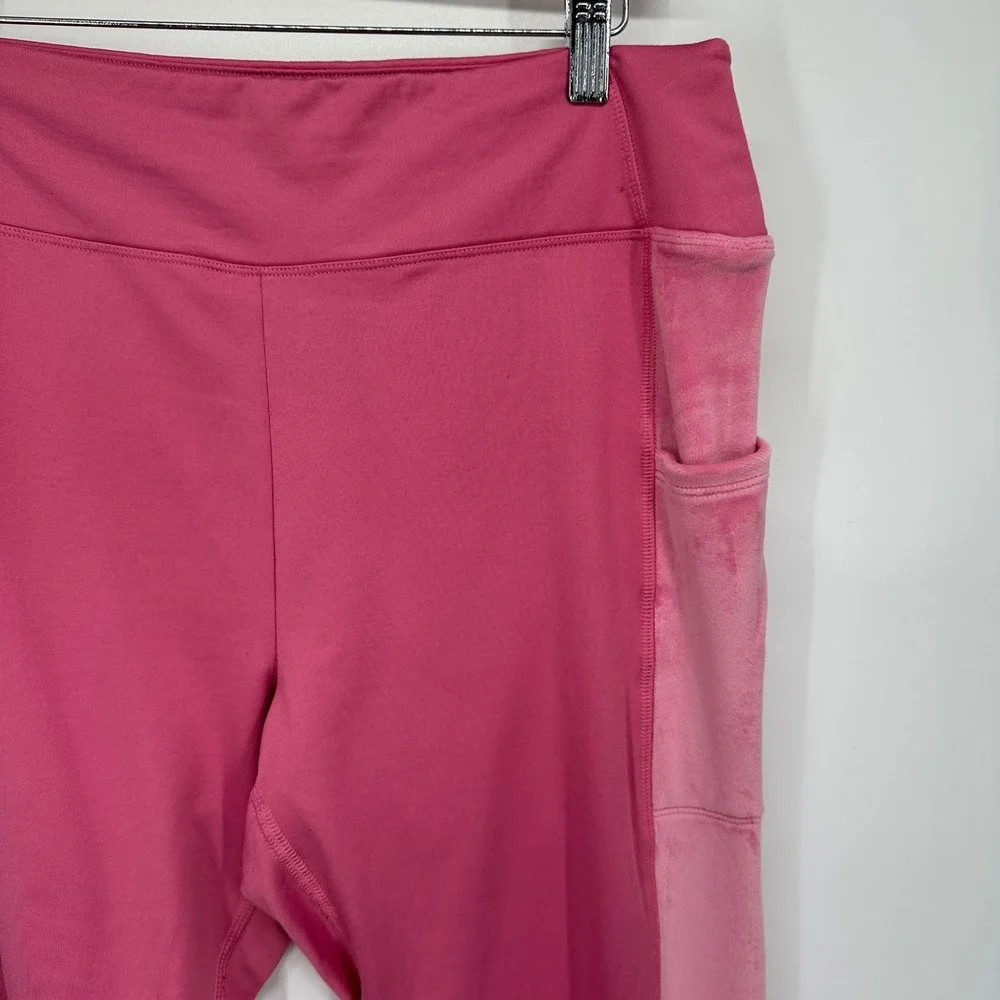 PINK Victoria's Secret Active Pink‎ Leggings XL High Rise Pocket Yoga